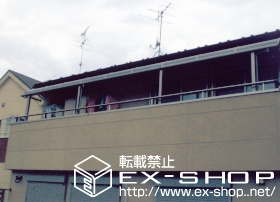 のバルコニー・ベランダ屋根 ライザーテラス?R型　600屋根タイプ【熱線吸収アクアポリカーボネート】 施工例