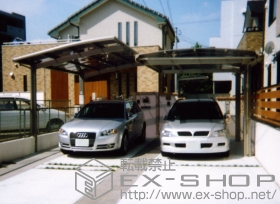 のカーポート カーブポートシグマII  積雪〜20cm対応 施工例