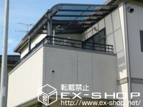 のバルコニー・ベランダ屋根 ＜2階＞ライザーテラスII R型 単体 屋根タイプ 積雪〜50cm対応 施工例