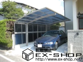 福岡県筑紫野市のYKKAPのカーポート レイナポート＋サイドパネル 施工例