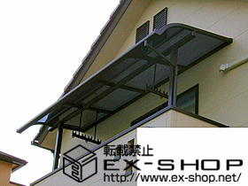 のバルコニー・ベランダ屋根 ライザーテラスII   R型 屋根タイプ 単体 施工例