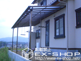 のテラス屋根 アルファテラス F型 連棟 テラスタイプ 積雪〜20cm対応 施工例