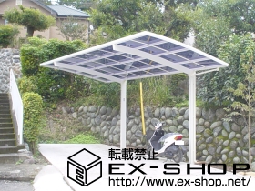 のカーポート カーブポートシグマIII 積雪〜20cm対応 施工例