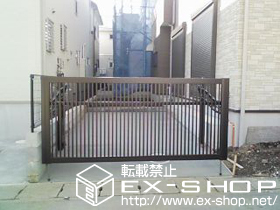 のカーゲート オーバードアR2型 電動タイプ 施工例