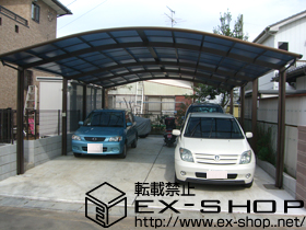 のカーポート レイナツインポート 縦連棟 積雪〜20cm対応 施工例