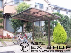 のサイクルポート・駐輪場 カーブポートシグマ? ミニ 積雪〜20cm対応 施工例