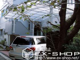 のカーポート カーブポートシグマIII ワイド 積雪〜20cm対応 施工例