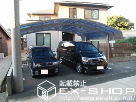 のカーポート レイナキャップツインポート 積雪〜20cm対応 施工例