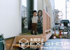 のウッドデッキ リウッドデッキII ワイド 施工例