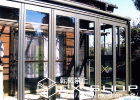 のテラス囲い・サンルーム ほせるんですII F型 デッキオン納まり 積雪〜20cm対応 施工例