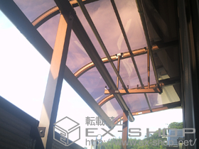 のバルコニー・ベランダ屋根 プリミテラス R型 屋根タイプ 連棟 積雪〜20cm対応 施工例