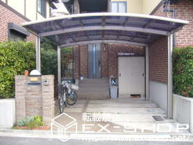 のカーポート カーブポートシグマIII ワイドタイプ 積雪〜20cm対応 施工例