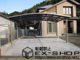 のカーポート カーブポートシグマIII ワイドタイプ 積雪〜20cm対応 施工例