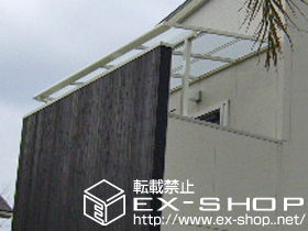 のテラス屋根 ライザーテラスII F型 単体 屋根タイプ 積雪〜20cm対応 施工例