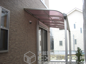 のテラス屋根 プリミテラス R型 単体 テラスタイプ 積雪〜20cm対応 施工例