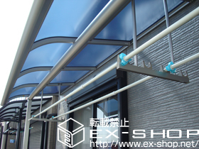 のバルコニー・ベランダ屋根 プリミテラス R型 屋根タイプ 単体 積雪〜20cm対応 施工例