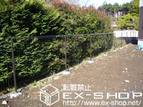 のフェンス・柵 FCS-61型 フェンス 自由柱施工 施工例