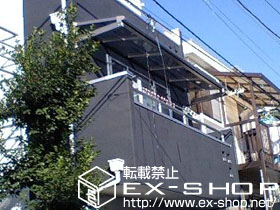 のバルコニー・ベランダ屋根 ライザーテラスII F型 単体 ルーフタイプ 積雪〜20cm対応 施工例