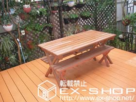 のウッドデッキ リウッドデッキII 標準 単体 施工例