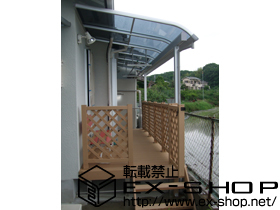 のウッドデッキ リウッドデッキ 標準 単体＋ステップ 3型 Ｌタイプ＋デッキフェンス 2型 ＋デッキ門扉 施工例