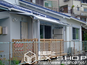 のテラス屋根 ヴェクター F型 テラスタイプ 単体 積雪〜20cm対応 施工例