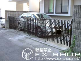 のカーゲート アルピタUR ノンレール 両開き 施工例