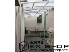 のサイクルポート・駐輪場 カーブポートシグマIII ミニ 延長タイプ 積雪〜20cm対応 施工例