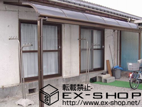 のテラス屋根 ライザーテラスII R型 単体 テラスタイプ 積雪〜20cm対応 施工例