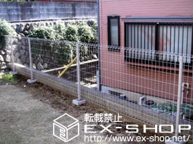 のフェンス・柵 FCS−61型フェンス 施工例