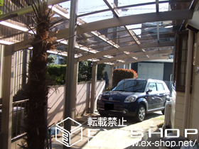 のカーポート カーブポートシグマ?　縦連棟　積雪〜20cm対応 施工例