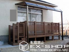 のテラス屋根 ライザーテラス?R型　テラスタイプ 積雪〜20cm対応 施工例