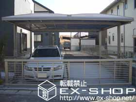 のカーゲート ワイドオーバードア R1型 1モーター電動式 施工例