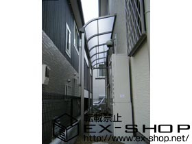 のテラス屋根 ライザーテラスII  R型 単体 テラスタイプ 積雪〜20cm対応 施工例