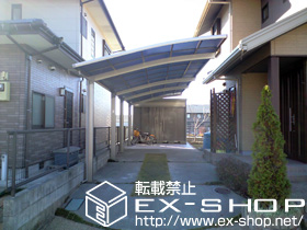 のカーポート カーブポートシグマ? 縦連棟 積雪〜20cm対応 施工例