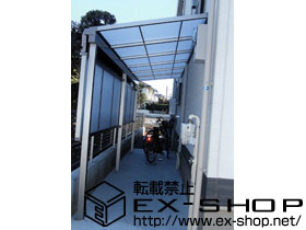 のテラス屋根 ライザーテラスII   F型 テラスタイプ 単体 積雪〜20cm対応 施工例