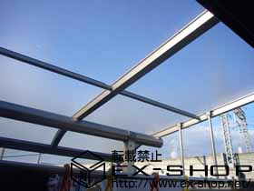 のバルコニー・ベランダ屋根 ヴェクター R型 屋根タイプ 単体 積雪〜20cm対応 施工例