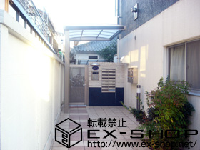 のサイクルポート・駐輪場 キューブポートプラス ミニ 積雪〜20cm対応 施工例