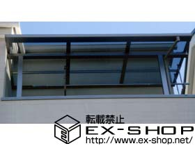 のバルコニー・ベランダ屋根 ライザーテラスII F型 屋根タイプ 単体 積雪〜20cm対応 施工例