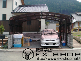 のカーポート レイナキャップポート M合掌 積雪〜20cm対応 施工例