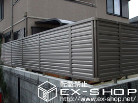 のフェンス・柵 プリレオR9型フェンス[フリーポールタイプ] 施工例