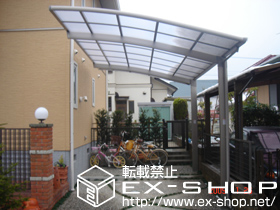 のカーポート カーブポートシグマ?　単体 積雪〜20cm対応 施工例