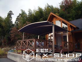 のカーポート カーブポートシグマ?　ワイドタイプ　積雪〜20cm対応 施工例