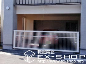 のカーゲート ワイドオーバードア R2型 手動タイプ ＜特注品＞ 施工例