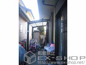 のサイクルポート・駐輪場 カーブパークシグマ? オープンタイプ 積雪〜20cm対応 施工例