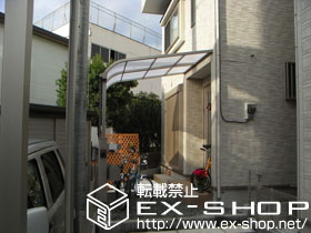 のテラス屋根 ライザーテラス? R型 テラスタイプ 単体 積雪〜20cm対応 施工例