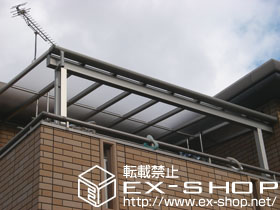 のバルコニー・ベランダ屋根 ヴェクター F型 屋根タイプ 単体 積雪〜20cm対応 施工例