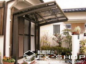 のサイクルポート・駐輪場 カーブパークシグマ?　オープンタイプ 積雪〜20cm対応 施工例