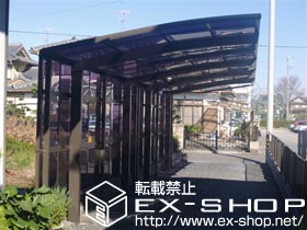 のカーポート カーブポートシグマIII 縦連棟タイプ 積雪〜20cm対応 施工例