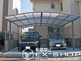 のカーポート カーブポートシグマ? ワイドタイプ 延長 施工例