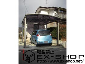 のカーポート カーブポートシグマ?　ワイドタイプ 積雪〜20cm対応 施工例